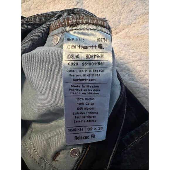 Men’s Carhartt denim jeans new without tags - Picture 5 of 9